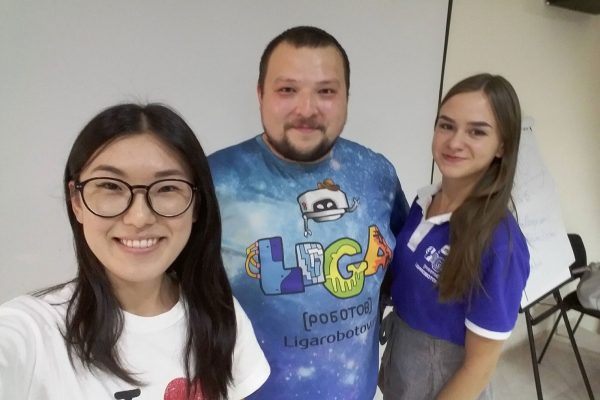 Школа преподавателей с основателем Лиги роботов